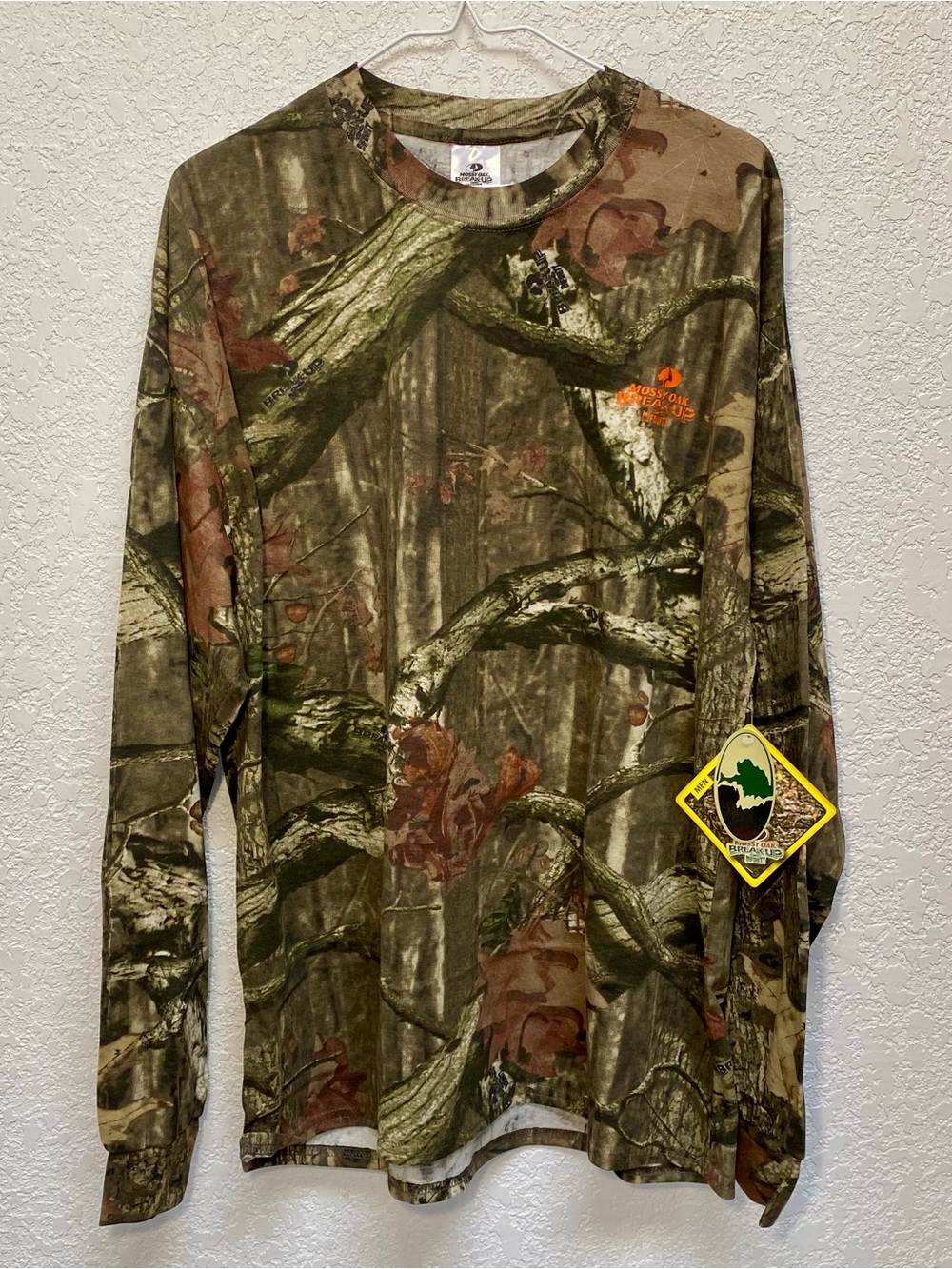 Mossy Oak Break Up Infinity T-Shirt Men’s XL Camo Long Sleeve Camouflage Tee NWT
